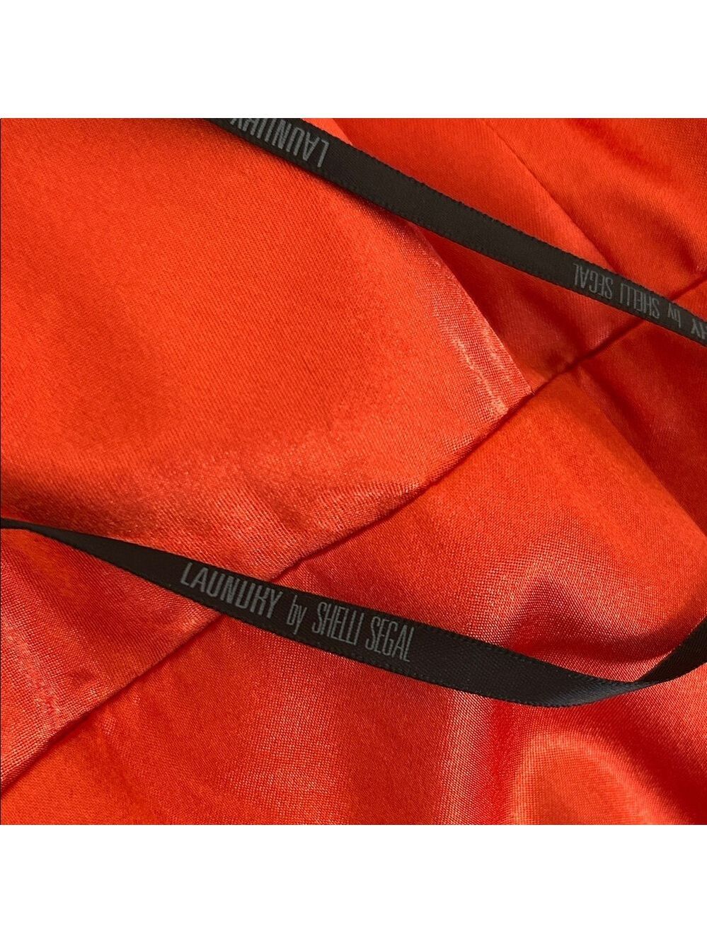 Laundry By Shelli Segal Silk Orange and Purple Maxi Dress size M - Picture 12 of 13
